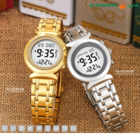 Montre à cadran arabe pour femme montre alharmeen azan HA-6330