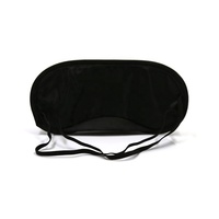 Masque pour les yeux en polyester pour dormir, masque oculaire de haute qualité avec sangle élastique, léger pour les voyages, l'hôtel, la maison