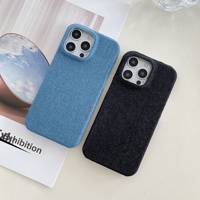 Coque ultra-fine populaire pour iPhone 18 Pro Max, étui de protection rigide en jean pour iPhone 17 16 15