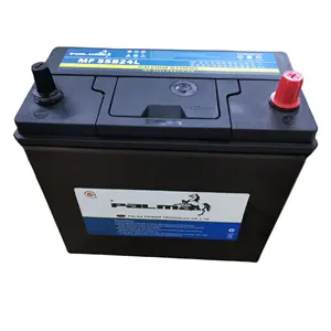 Bateria de carro molhado coreana 12v 45ah din45 sem manutenção, preço de bateria de carro automotivo sem manutenção, com chumbo e ácido selado
