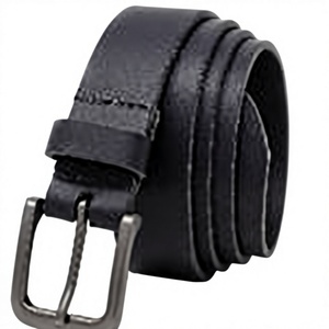 Ceinture de fête pour homme en cuir de vachette véritable de qualité supérieure, avec boucle carrée robuste, écologique, imperméable, à ardillon en acier, fabriquée selon les normes BS - Product Image 6