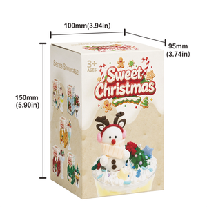 Kit de Pâte à <span class=keywords><strong>Modeler</strong></span> DIY de Noël en Gros, Ensemble de Pâte à <span class=keywords><strong>Modeler</strong></span> Bonhomme de Neige Sucré pour Cadeaux de Fêtes, Fabrication OEM Marque Privée - Product Image 6