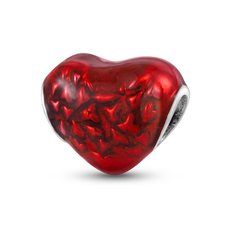 Bright red heart