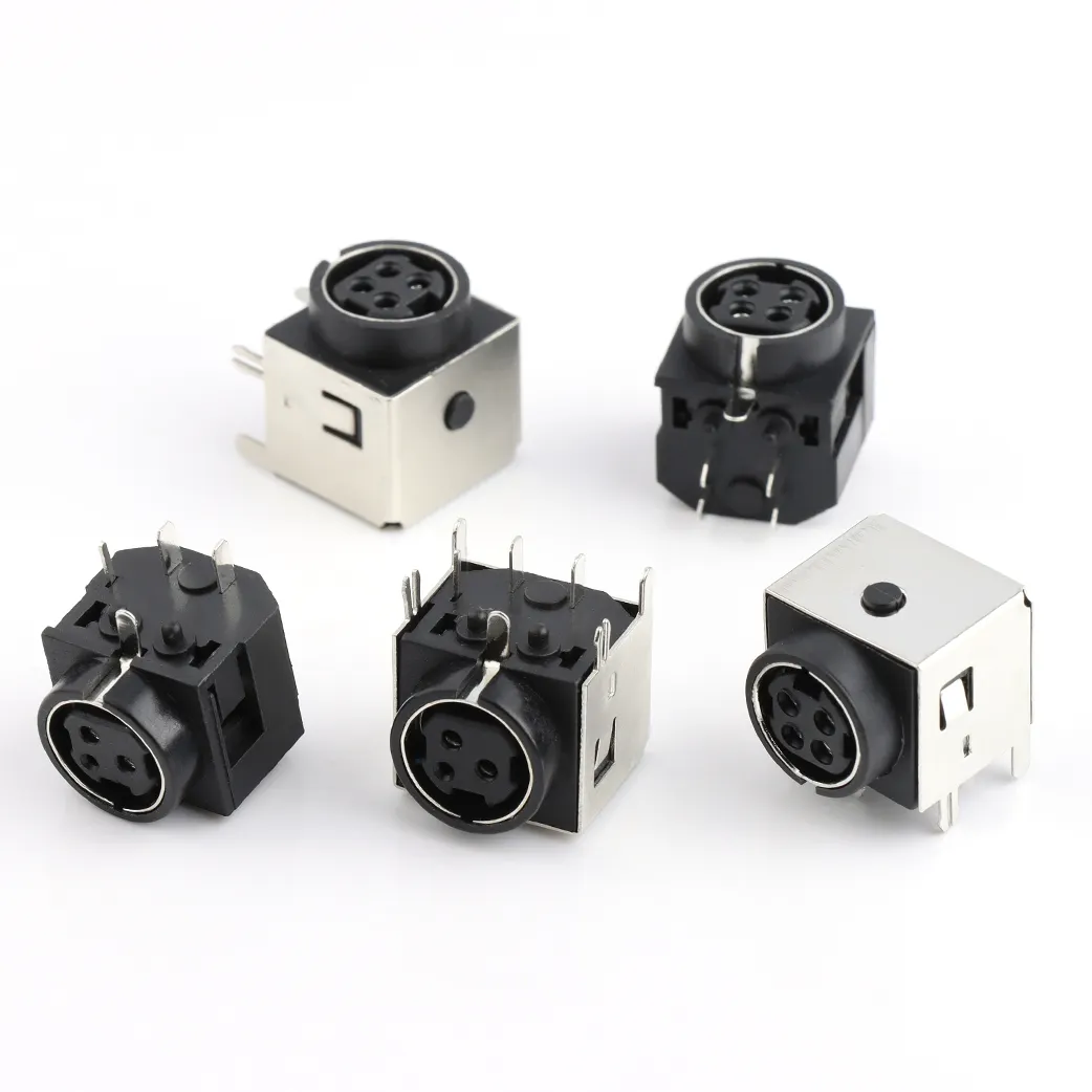 Din Connector MDC Round Din Jack Female Din Socket 3/4/5/7/8/9 Pin PCB Mount Circular Mini Din Connector