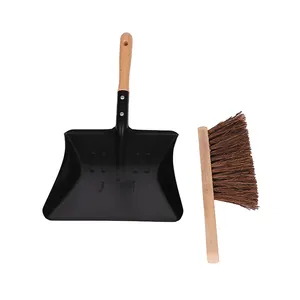 भारी शुल्क औद्योगिक सफाई व्यावहारिक धातु सफाई लोहे Dustpan प्लास्टिक झाड़ू और Dustpan सेट झाड़ू Dustpan कॉम्बो