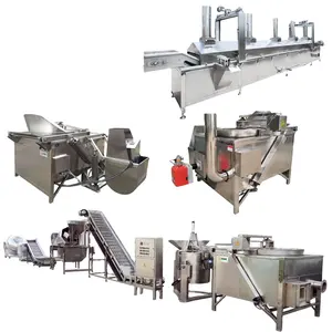 Onion Flakes Frying Machine Snack frying Equipment Heating Automatic Continuous Conveyor Fryer