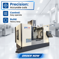Haute qualité métal vertical vmc1160 4 axes 5 axes métal cnc fraiseuse