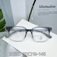 Monture de lunettes carrée en acétate polyvalente Confortable et stable sans maquillage Transparent Gris Blanc Vert-Plusieurs couleurs disponibles