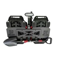 Support d'extension de queue de voiture pour Bronco, Wrangler, Tank 300, Jimny, BJ40 Boîte à outils intégrée pour réservoir de carburant.