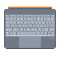Casing Keyboard Mewah Baru 360 Swivel untuk iPad Air 11 M2 2025/2026 dengan Keyboard Split 5.3, Lampu Latar RGB 7 Warna, dan Trackpad Terintegrasi