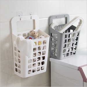 <b>Foldable</b> Wall Mounted Laundry <b>Basket</b> Rectangle Clothing Organizer For Bathroom And Toilet - Product Image 3