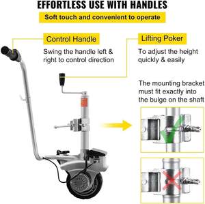 MOTORISÉ REMORQUE <span class=keywords><strong>JOCKEY</strong></span> WHEEL 12V ELECTRIC POWER MOVER - Product Image 5