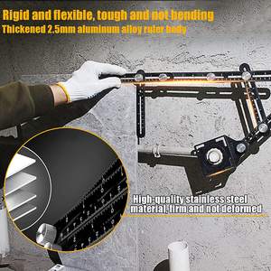 Outil de mesure d'angle de carrelage universel à 12 plis, multi-règles, pour l'ouverture et le positionnement - Product Image 4