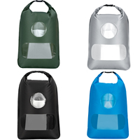 Sac de Lavage Portable Étanche avec Fermeture Roll-Top pour Camping et Lavage Manuel, avec Poche d'Accès Facile