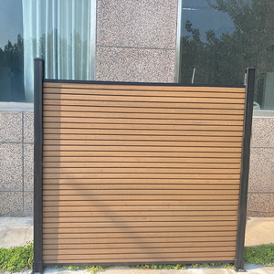 Panneaux de clôture WPC à lattes pour la protection de la vie privée, finition brossée, protection UV, prévention des insectes, pour terrasses et enclos de jardin - Fournisseur - Product Image 2