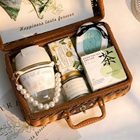 Coffret cadeau beauté LANJO Premium, salon de beauté, cadeaux personnalisés pour clients, boîte en papier recyclé faite à la main, logo personnalisé, sérigraphie