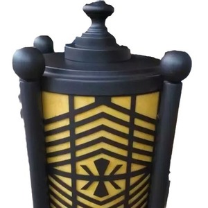 Lampe à pilier LED extérieure en fer pour jardin, montage mural, garantie 3 ans - Product Image 3