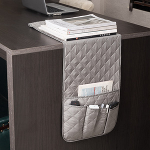 Organisateur d'accoudoir antidérapant et imperméable, support de télécommande, rangement de chevet avec 5 poches pour magazines et téléphone - Product Image 6