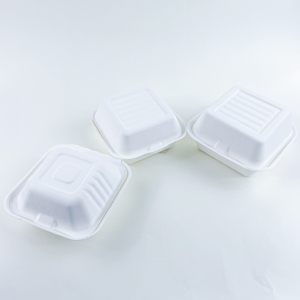 Envases de Alimentos Biodegradables Personalizados de Bagazo de Caña de Azúcar, Cajas Desechables para Llevar Comida, Vajilla para Restaurantes y Fiestas - Product Image 1