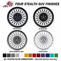 Nuevas Llantas de Aleación de Aluminio Forjado de Una Pieza de 16-24 Pulgadas, Color Negro Mate, Diseño Irregular de Malla Hueca Profunda y Cóncava para SUV Deportivos