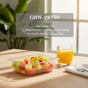 Cajas de Plástico PET Rectangulares Personalizadas, Desechables y Transparentes para Envasado de Alimentos, Frutas, <span class=keywords><strong>Verduras</strong></span>, Ensaladas, Cortes de Carne y Pasteles - Product Image 4