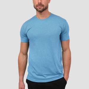 Chemise de Compression Fabrication Hommes Active Athletic Crew T-shirts Respirant Muscle Workout Running Mens Quick Dry Fit Gym Shirts - Product Image 2