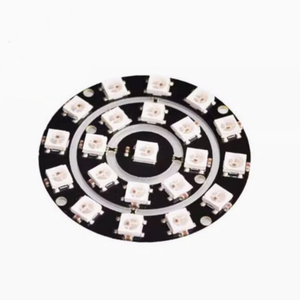 LED RGB WS2812 5050 con Controlador de Color Integrado, Anillo de Luz de Color, Luz Ambiental Cuadrada - Product Image 1