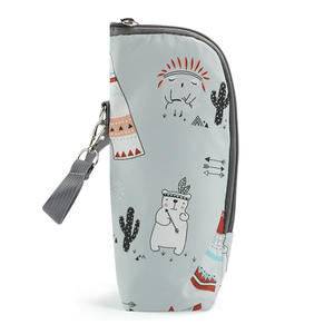 Bolsa térmica para el almuerzo con estampado de animales, ligera, de tela Oxford, con cremallera, para niños, para la escuela o para pícnic. - Product Image 2