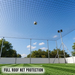 <span class=keywords><strong>Campo</strong></span> da Calcio a Gabbia 20x10m, Mini <span class=keywords><strong>Campo</strong></span> da Calcio Completamente Chiuso con Altezza 6m e Illuminazione LED - Product Image 2
