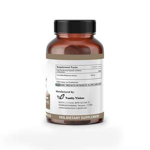 Capsules d'extrait de champignon Crinière de lion à haute puissance, formule naturelle pour le soutien cérébral, la concentration, la mémoire et le bien-être cognitif pour adultes - Product Image 3