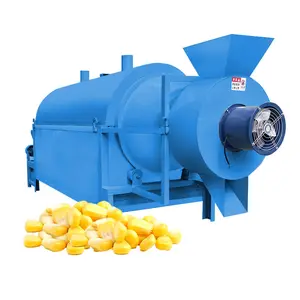 Industrial Rotary Drum Dryer rice grain soybean corn dryer