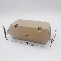 Boîtes d'Emballage Papier Jetables Personnalisées de Haute Qualité pour Burgers et Frites en Gros