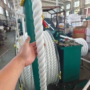 Câble de <span class=keywords><strong>suspension</strong></span> haute résistance en <span class=keywords><strong>corde</strong></span> <span class=keywords><strong>tressée</strong></span> multifilament à huit brins pour navire et en nylon à trois brins - Product Image 3