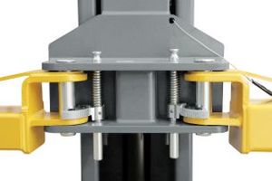 Shinly Heavy Duty 4 5 tấn giá rẻ tự động 2 bài <span class=keywords><strong>hoist</strong></span> hai bài xe nâng thủy lực Lift - Product Image 5