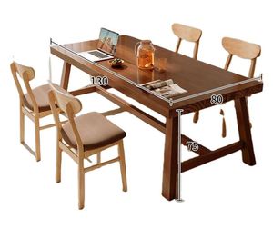 Juego de <span class=keywords><strong>Mesa</strong></span> y Sillas de Comedor Largas Suessen 2024 para el Hogar, <span class=keywords><strong>Cocina</strong></span>, <span class=keywords><strong>Mesa</strong></span> de Madera, Silla, <span class=keywords><strong>Banco</strong></span> de Esquina para Restaurante al Aire Libre - Product Image 6
