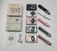 Caméra de vlogging professionnelle H15 4K, 48MP, mise au point automatique, zoom 16x, éclairage LED, caméscope numérique portable pour les créateurs de contenu YouTube