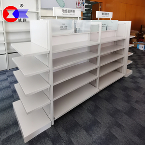 Tùy chỉnh cửa hàng thương mại Kệ siêu thị Kệ Gondola kệ kim loại siêu thị kệ cho cửa hàng bán lẻ hai mặt - Product Image 4