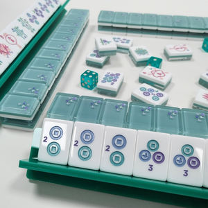 مخصص الأمريكية ماجونغ البلاط نوع الولايات المتحدة الأمريكية شفافة الاكريليك ماجونغ مجموعة أوم الطبقة المتوسطة شعار تتجه إنستغرام نمط ماهجونغ - Product Image 2