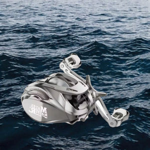 Carrete <span class=keywords><strong>de</strong></span> Pesca <span class=keywords><strong>de</strong></span> Metal HD Master para Pesca en Ríos, Arroyos y Mar - Uso con Mano Derecha, Carrete <span class=keywords><strong>de</strong></span> Alambre <span class=keywords><strong>de</strong></span> Metal - Product Image 3