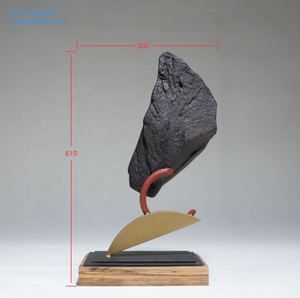 Sculpture d'amour abstraite moderne <span class=keywords><strong>en</strong></span> résine avec décoration artistique <span class=keywords><strong>gris</strong></span> mat, statue d'équilibre <span class=keywords><strong>de</strong></span> roche flottante, décoration d'étagère <span class=keywords><strong>de</strong></span> bureau - Product Image 2