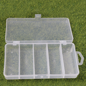 Juego <span class=keywords><strong>de</strong></span> Cajas <span class=keywords><strong>de</strong></span> Plástico Transparente para Cebos <span class=keywords><strong>de</strong></span> <span class=keywords><strong>Pesca</strong></span> Luya, 5 Compartimentos, Tamaños <span class=keywords><strong>Grande</strong></span>/Mediano/Pequeño, para Almacenamiento <span class=keywords><strong>de</strong></span> Equipo <span class=keywords><strong>de</strong></span> <span class=keywords><strong>Pesca</strong></span> - Product Image 3