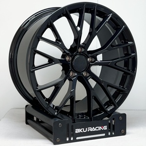 Rines Deportivos de Aleación de Bronce Personalizados Bku18 19 20 21 22 Pulgadas Forjados 5x120.65 para Chevrolet <span class=keywords><strong>Corvette</strong></span> C6 C5 C7 C8 C4 <span class=keywords><strong>ZR1</strong></span> Z06 - Product Image 1