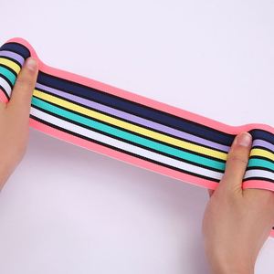 New Design Elastic Band Colorful Color Multiple Use Material Can Be Customized Polyester Rubber with Rubber - Product Image 5