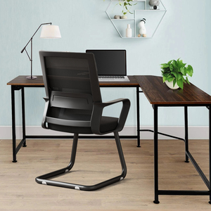 <span class=keywords><strong>Chaise</strong></span> <span class=keywords><strong>de</strong></span> <span class=keywords><strong>bureau</strong></span> ergonomique à dossier haut en maille pour salle <span class=keywords><strong>de</strong></span> conférence d'école bon marché sans roues d'attente - Product Image 4
