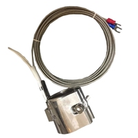 Kunden spezifisches SS-geflochtenes Kabel mit hoher Leistung Elektrischer Rund kanal 200 mm Glimmer heizgerät Band heizung