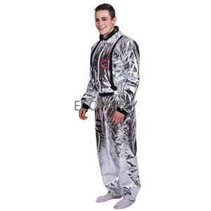 Drop Ship Plus Size Femmes Space Suit Party Dress up Enfants <span class=keywords><strong>Astronaute</strong></span> Silver Spaceman Kids Costume HCBC-030 - Product Image 6