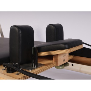 <span class=keywords><strong>Reformer</strong></span> <span class=keywords><strong>Pilates</strong></span> Classico di Alta Qualità in Legno di Quercia per Uso Domestico e Studio Yoga - Product Image 3