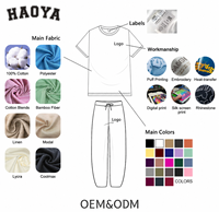 HaoYa Sweat à capuche personnalisé en coton, coupe ample et oversize, en molleton épais pour hommes