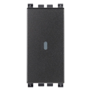 Push <b>Button</b> Switch 1P <b>NO</b> 10A Axial Grey 5.1x2.8x5.3mm - Product Image 1