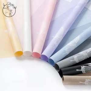 Papier d'emballage pour bouquet de fleurs de haute qualité, magnifique, fantaisie, motif <span class=keywords><strong>papillon</strong></span>, imperméable, livraison rapide - Product Image 1